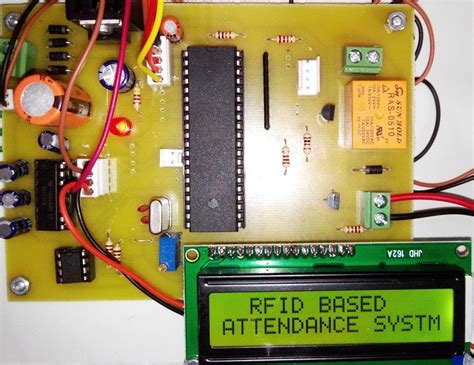 introduction of rfid based attendance system|rfid based attendance system using 8051.